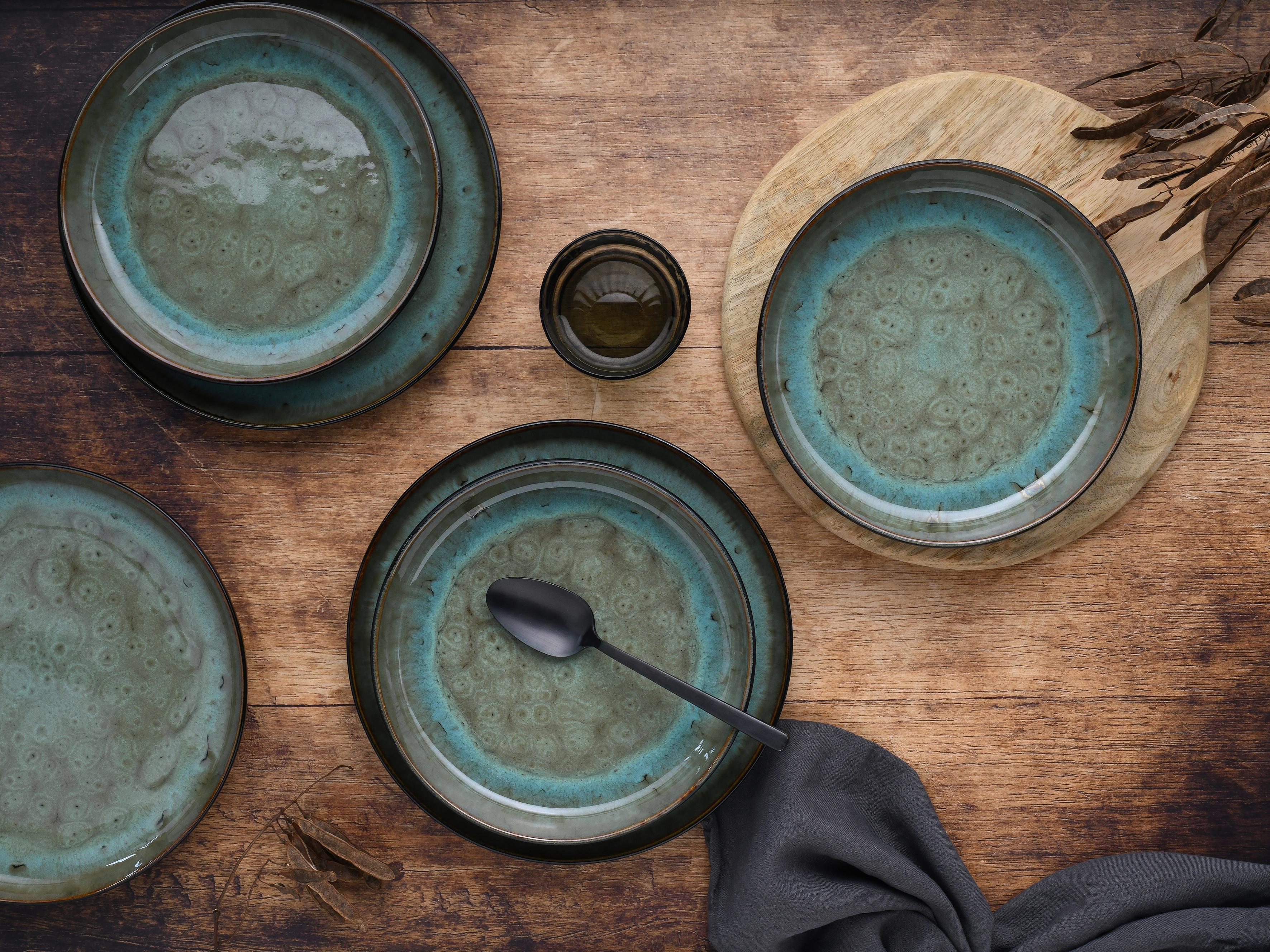 Tafelservice 21556 Nordic Fjord Green - Grün, Trend, Keramik - Creatable