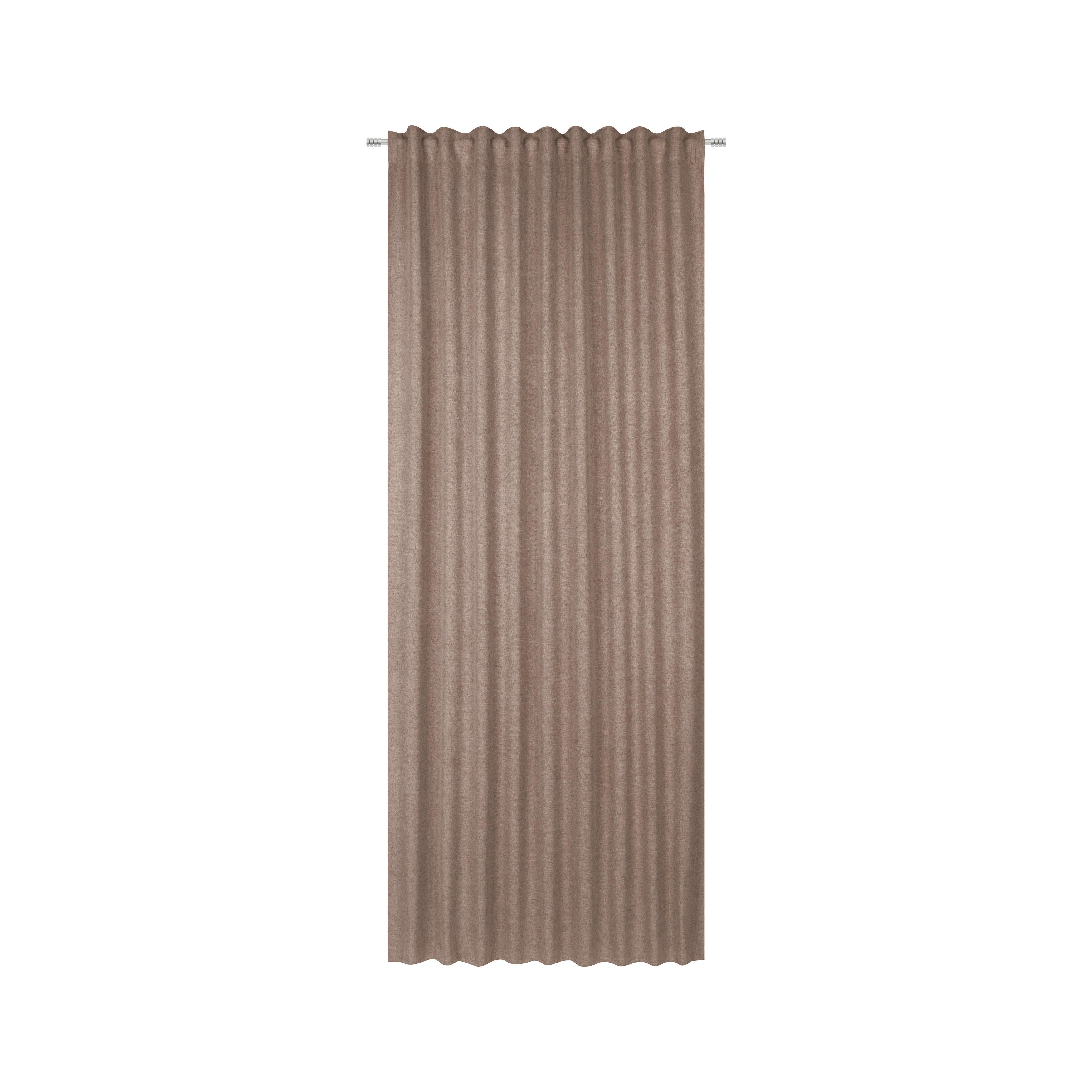 Hotový Záves Ulrich, 135/245cm, Sivohnedá - sivohnedá, textil (135/245cm) - Modern Living