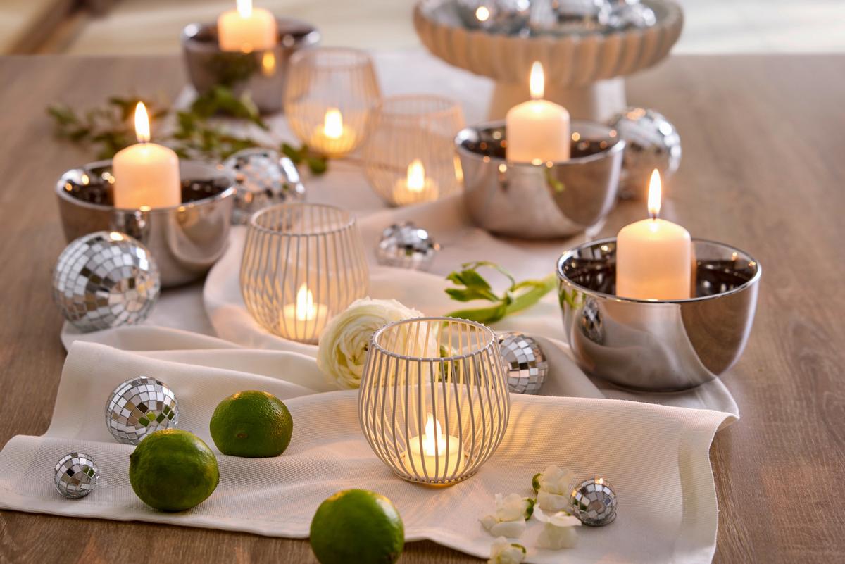 Miska na cereálie SHINY SILVER - strieborná, Modern, keramika (13,8/8,2cm) - Mömax