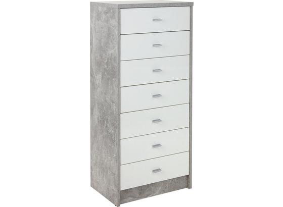 Kommode 4-You New YUK11 - Weiß/Grau, MODERN, Holzwerkstoff (50/111,4/34,6cm) Kommode 4-You New YUK11 - Weiß/Grau, MODERN, Holzwerkstoff (50/111,4/34,6cm)