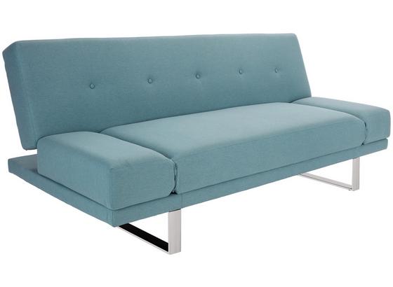 Schlafsofa New York B: 194 cm - Edelstahlfarben/Hellblau, MODERN, Textil/Metall (194/81/89cm) - Luca Bessoni Schlafsofa New York B: 194 cm - Edelstahlfarben/Hellblau, MODERN, Textil/Metall (194/81/89cm) - Luca Bessoni