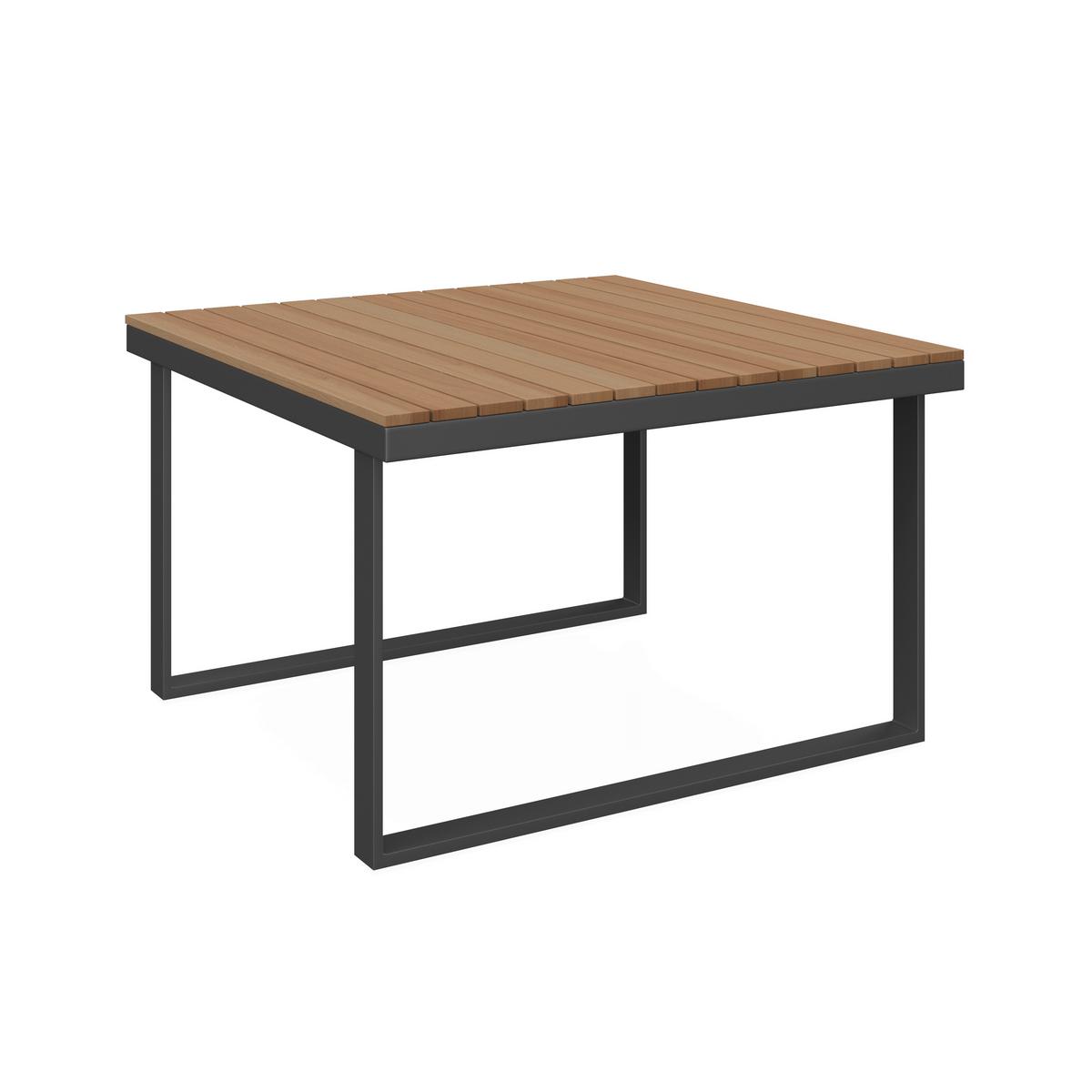 TERASOVÁ SEDACÍ SOUPRAVA ELIA - světle šedá, Moderní, kov/dřevo (236,5/75/236,5cm) - Bessagi Garden