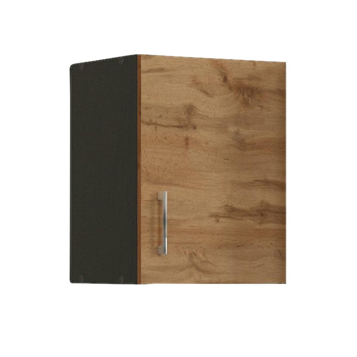 Küchenzeile Sorrento ohne Geräte B: 270 cm Eichefarben - Eichefarben/Anthrazit, MODERN, Holzwerkstoff (270/200/60cm) - Held