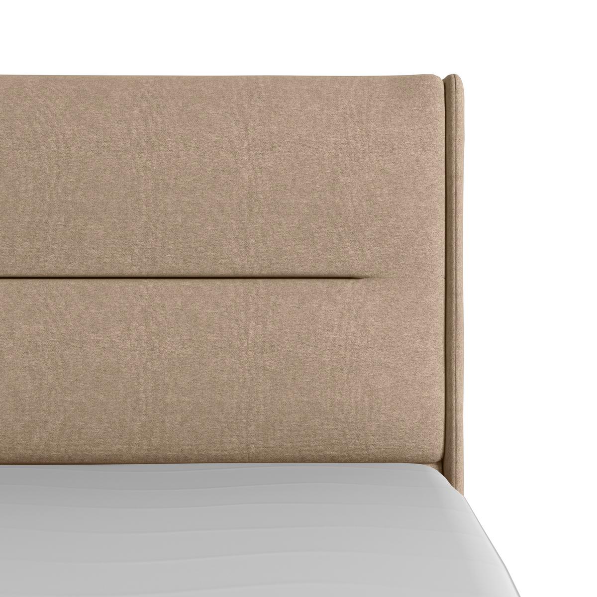 Boxspringbett mit Bettkasten Kyoto Naturfarben 180x200 - Schwarz/Naturfarben, MODERN, Karton/Holzwerkstoff (180/200cm) - MID.YOU