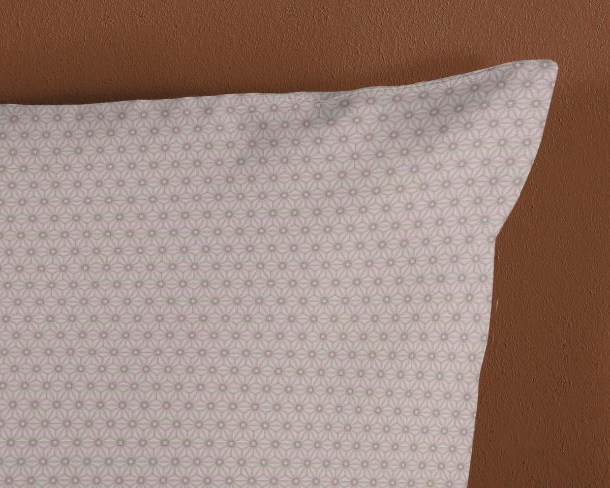 BETTWÄSCHE AFINA - Graubraun/Hellgrau, Design, Textil (140/200cm)