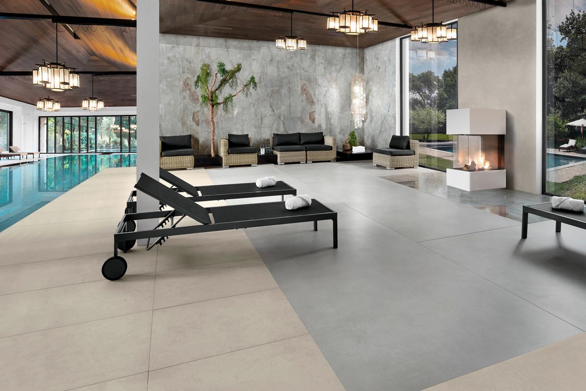 Sonnenliege Acamp Rmini Metall / Textil verstellbar - Anthrazit, Basics, Textil/Metall (60/35/198cm) - Gardenson