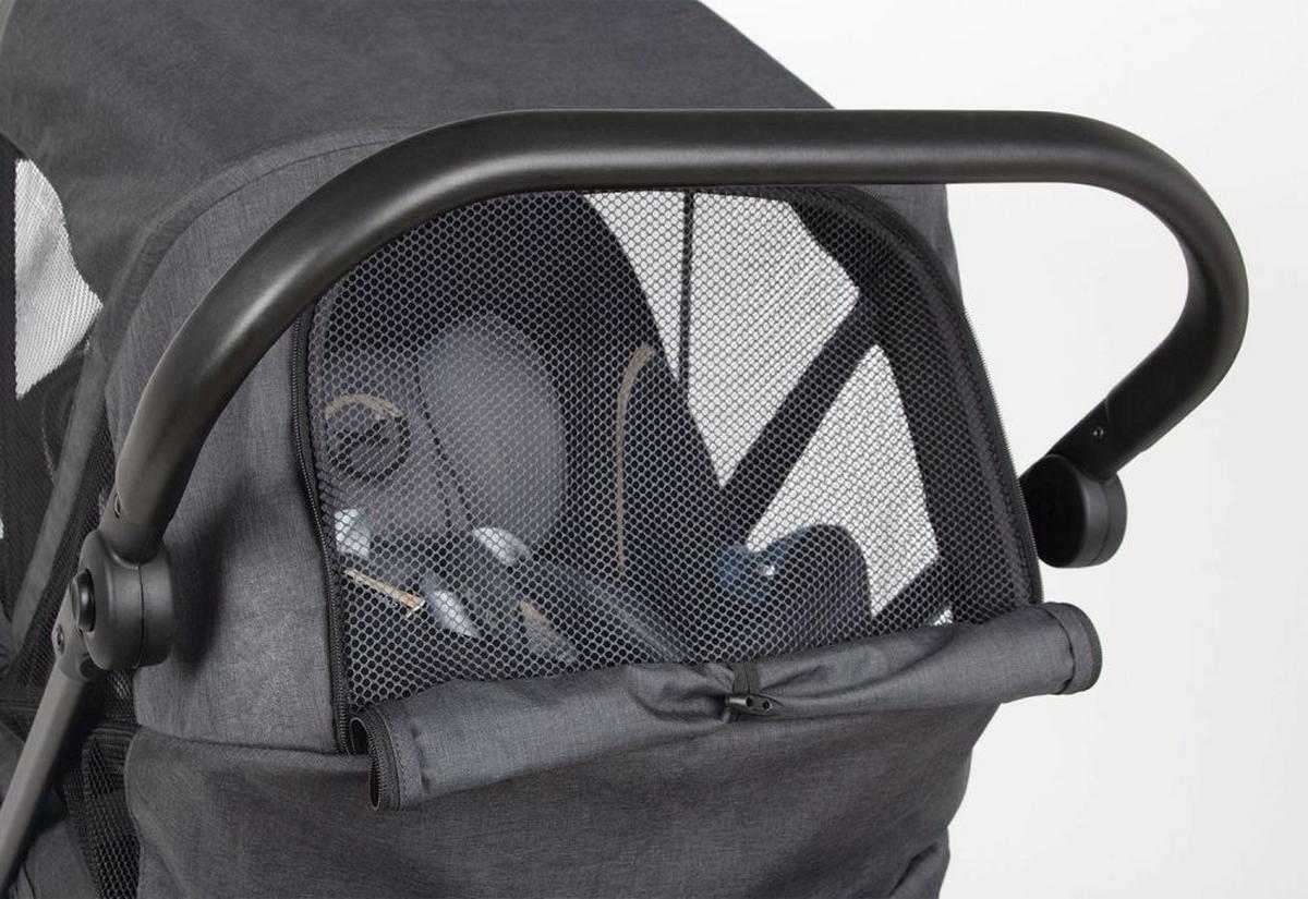 BOLLERWAGEN KLAPPBOLLERWAGEN CRUISER - Anthrazit, Basics, Kunststoff/Metall (118/64/64cm) - Pinolino