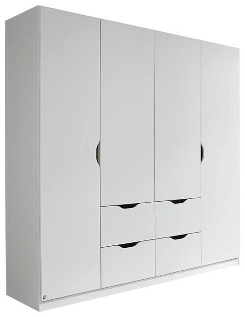 Skříň Freising - bílá, Moderní, kompozitní dřevo (181/197/54cm) - MID.YOU