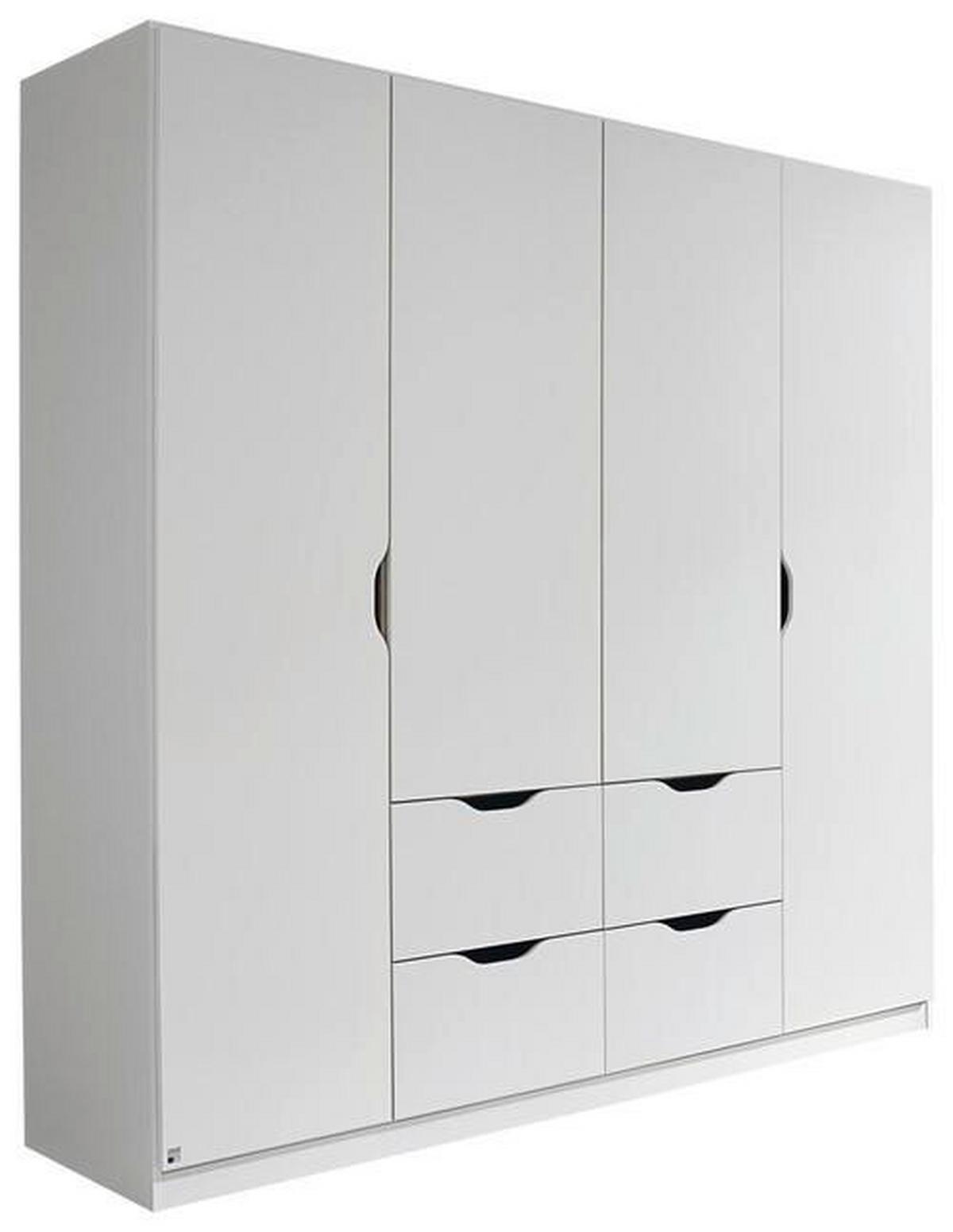 Skříň Freising - bílá, Moderní, kompozitní dřevo (181/197/54cm) - MID.YOU