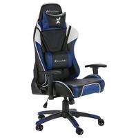 Gamingstuhl Agility Esports - Blau/Schwarz, MODERN, Kunststoff/Textil (59,9/122/66cm) - X Rocker