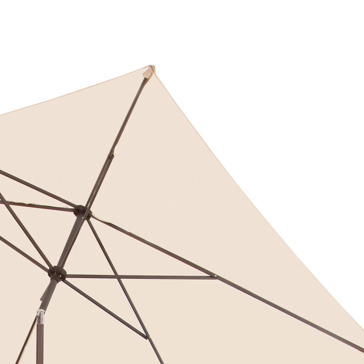 Sonnenschirm B/h/t: 250x257x200 Cm Naturfarben - Alufarben/Naturfarben, MODERN, Textil/Metall (250/257/200cm) - Doppler