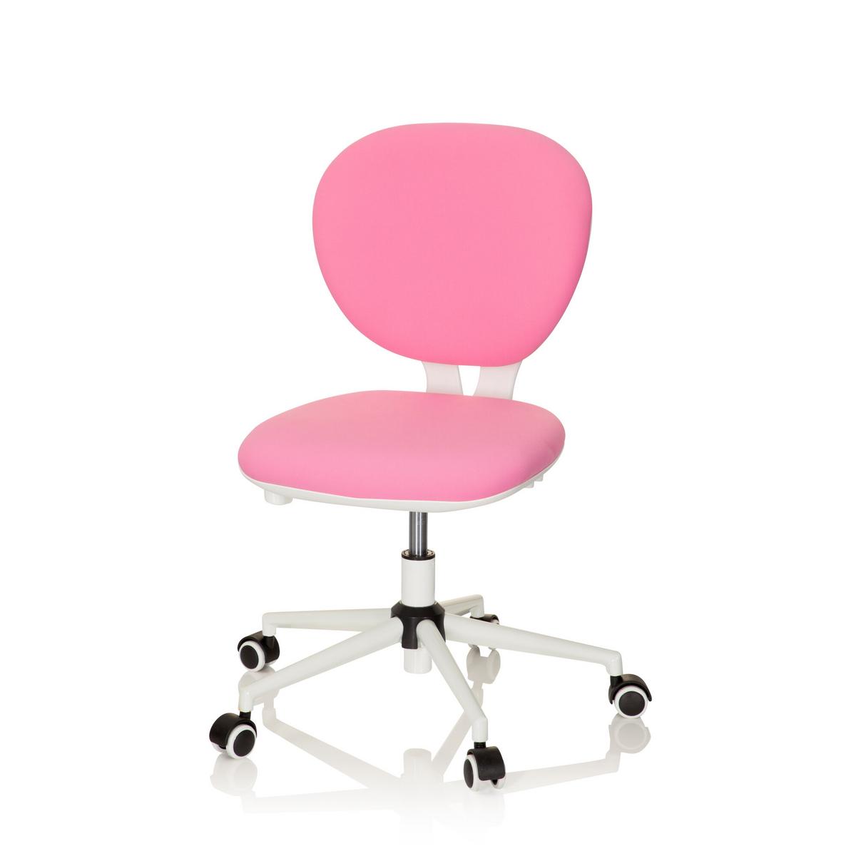 Jugenddrehstuhl Kid Vivo Stoff Pink - Pink, Basics, Kunststoff (43/82-95/56cm) - MID.YOU