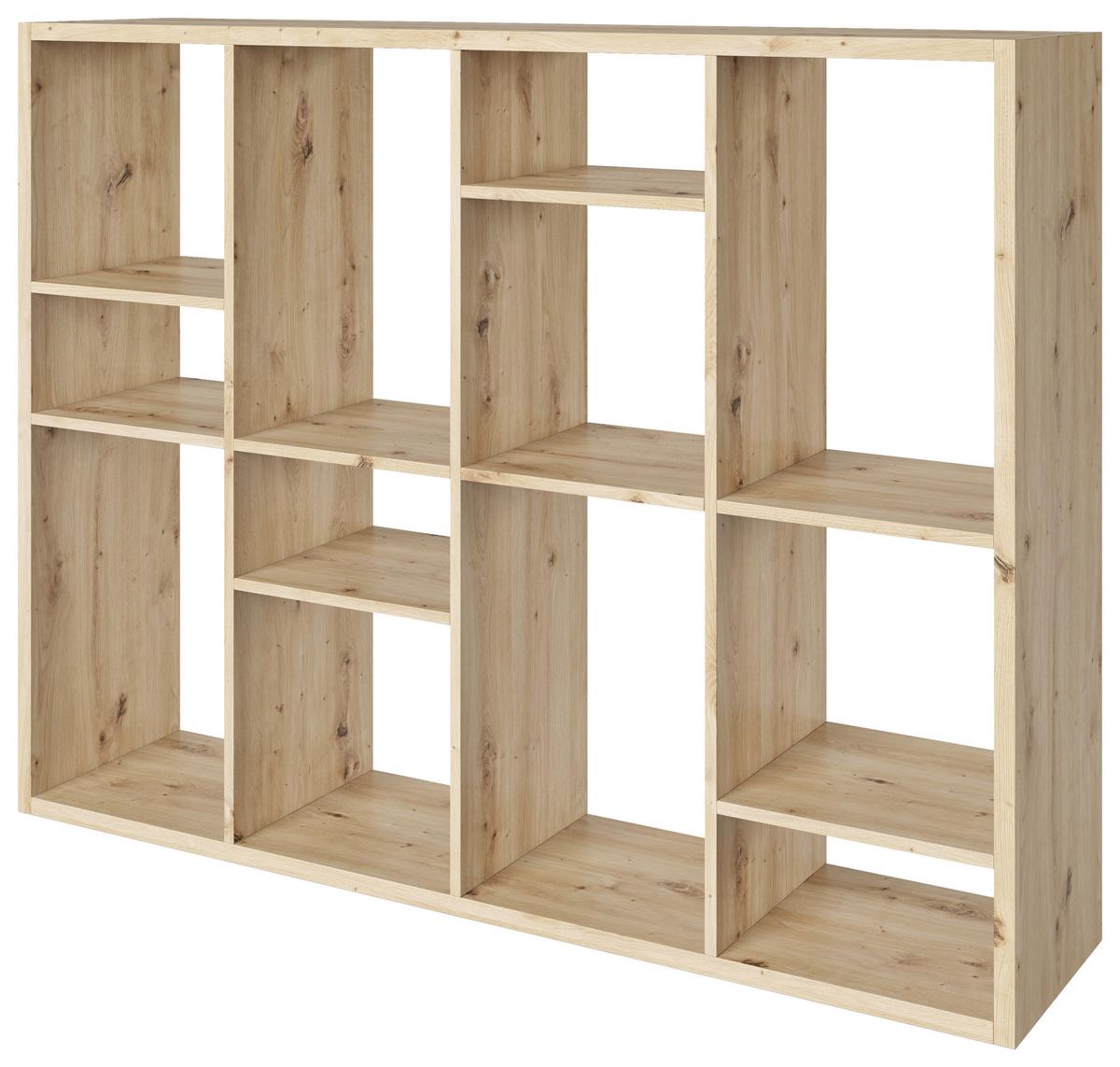 Regal Fortuna - Eiche Artisan, Basics, Holzwerkstoff (113/147/34cm) - MID.YOU