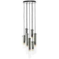 Hängeleuchte 99213/06 Glasini - Schwarz/Grau, Design, Glas/Metall (32/199cm) - Brilliant