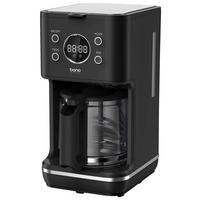 Filterkaffeemaschine Fiona - Schwarz, MODERN, Glas/Kunststoff (17,7/22,2/33,7cm) - Bono