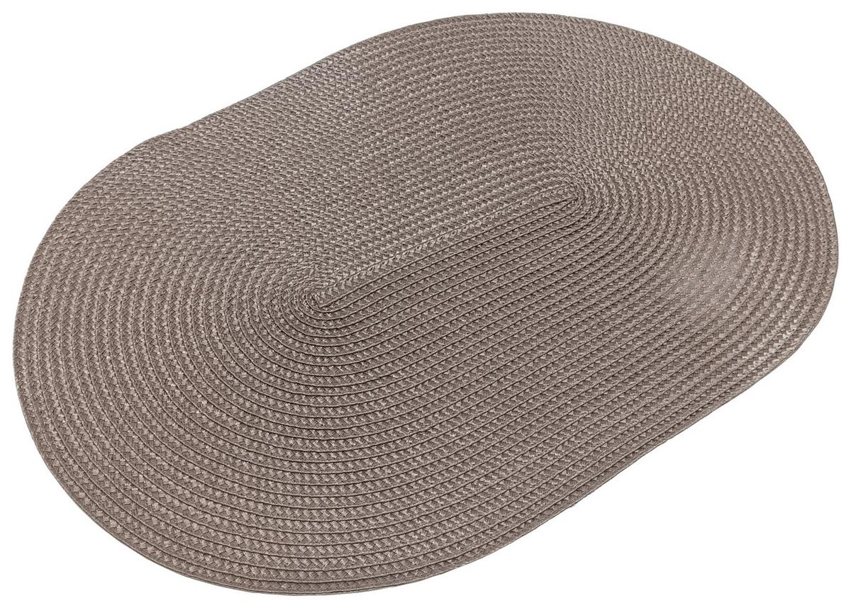 Étkezőalátét Martina - fekete/világoszöld, Konventionell, műanyag - Ondega