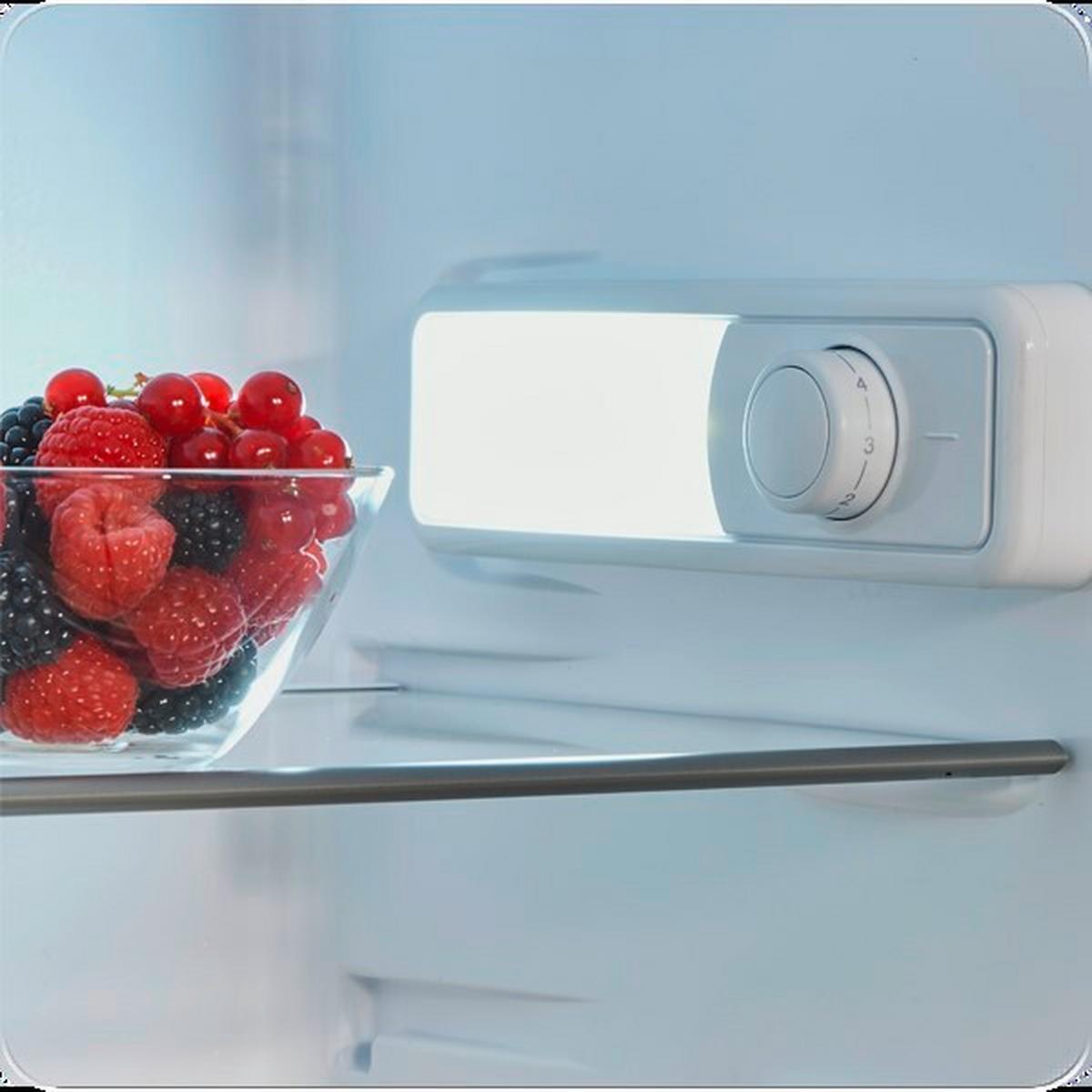 Kühl-Gefrier-Kombination Weiß B: 54 cm - Weiß, Basics, Kunststoff (54/145/54cm) - Wolkenstein