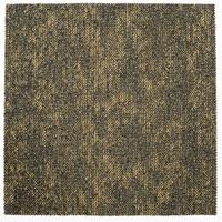 Teppichfliese Gelb/Bunt Marble 50x50 cm Florhöhe 3 mm - Gelb/Multicolor, Basics, Textil (50/50cm)