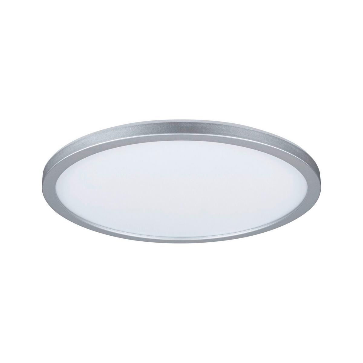 LED-Paneel Ø 29,3 cm Rund dimmbar - Chromfarben, Basics, Kunststoff (29,3cm) - Paulmann