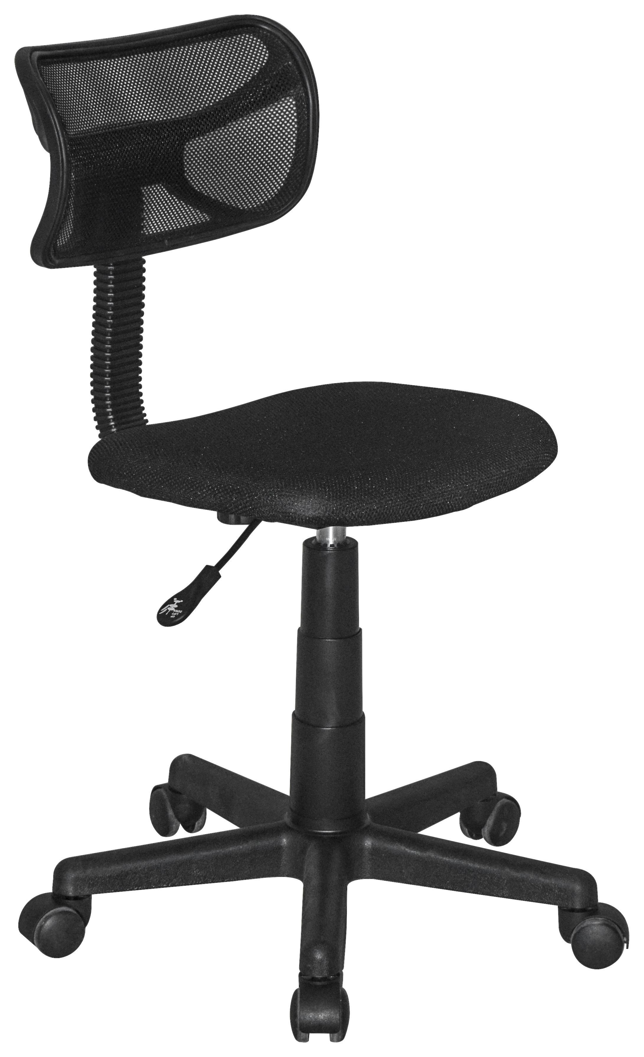 Otočná Židle Tom 2 *cenový Trhák* - černá, Moderní, textil/plast (54/72-82/53cm)