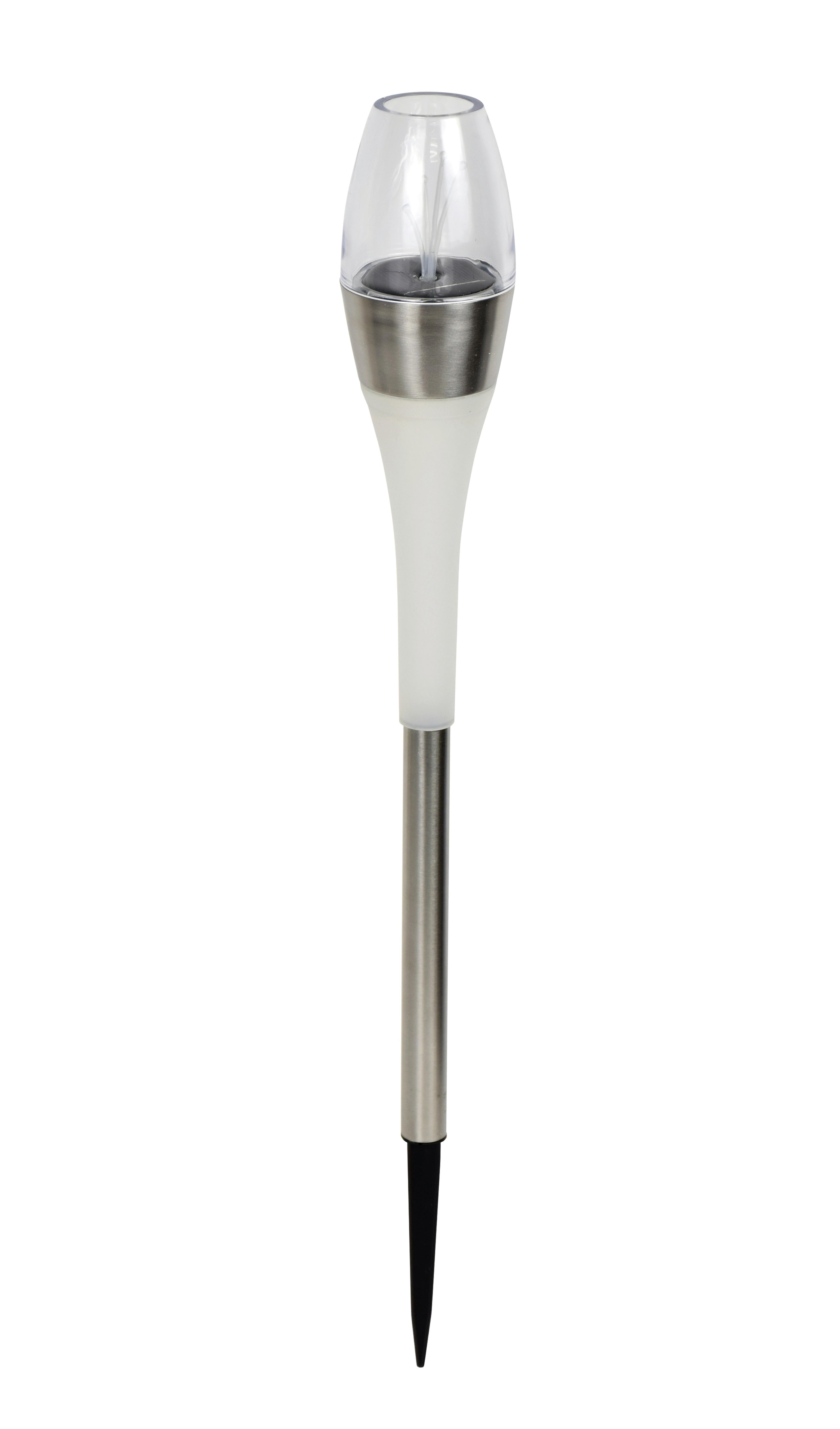Solární Svítidlo Carmelo, 6,7/55cm - barvy stříbra, Moderní, kov/plast (6,7/55cm) - Modern Living