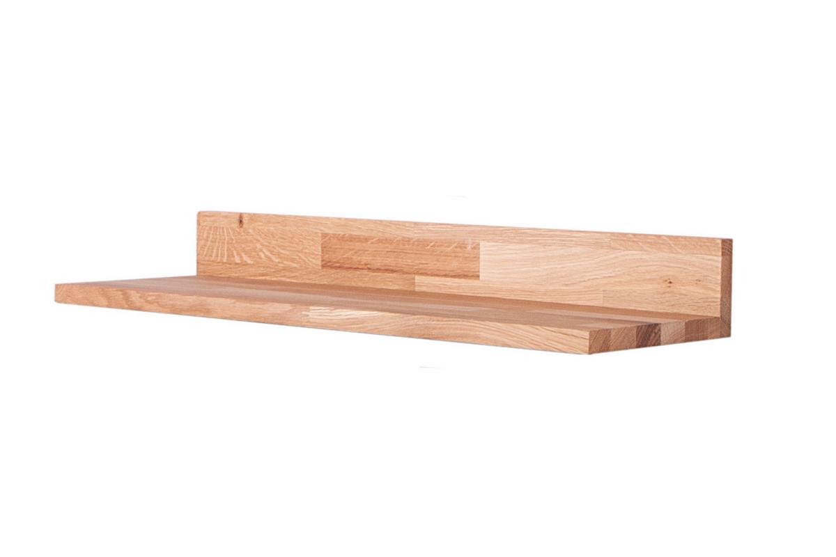 Wandboard Kalle B: 60 cm Eiche Echtholz - Eichefarben, Basics, Holz (60/8/20cm)
