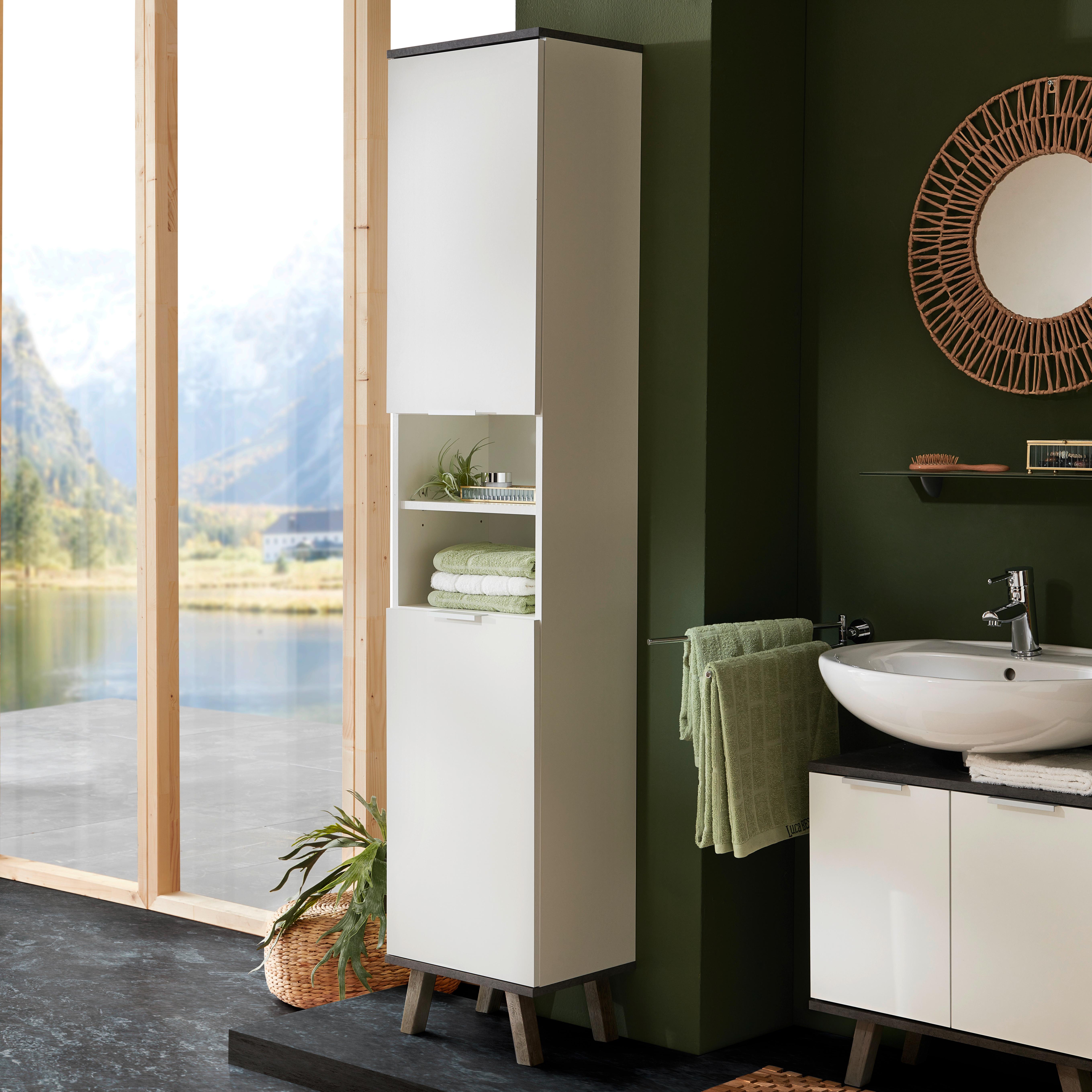 Badezimmer Hochschrank