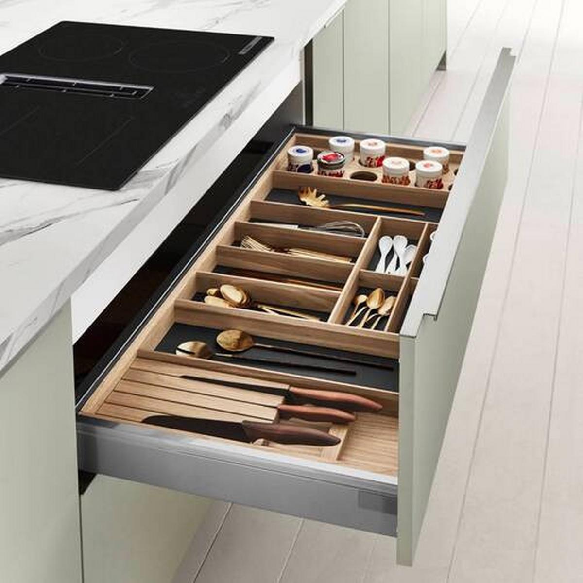 Einbauküche Sydney Frei Planb. Planbar Modern, Grifflos - MODERN, Holzwerkstoff - Vertico