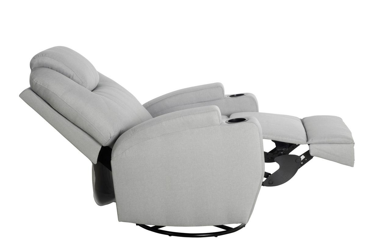 Massagesessel Bob - Schwarz/Grau, MODERN, Textil (86/110/96cm) - P & B