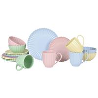 Kombiservice Nella - Blau/Pink, ROMANTIK / LANDHAUS, Keramik - Luca Bessoni