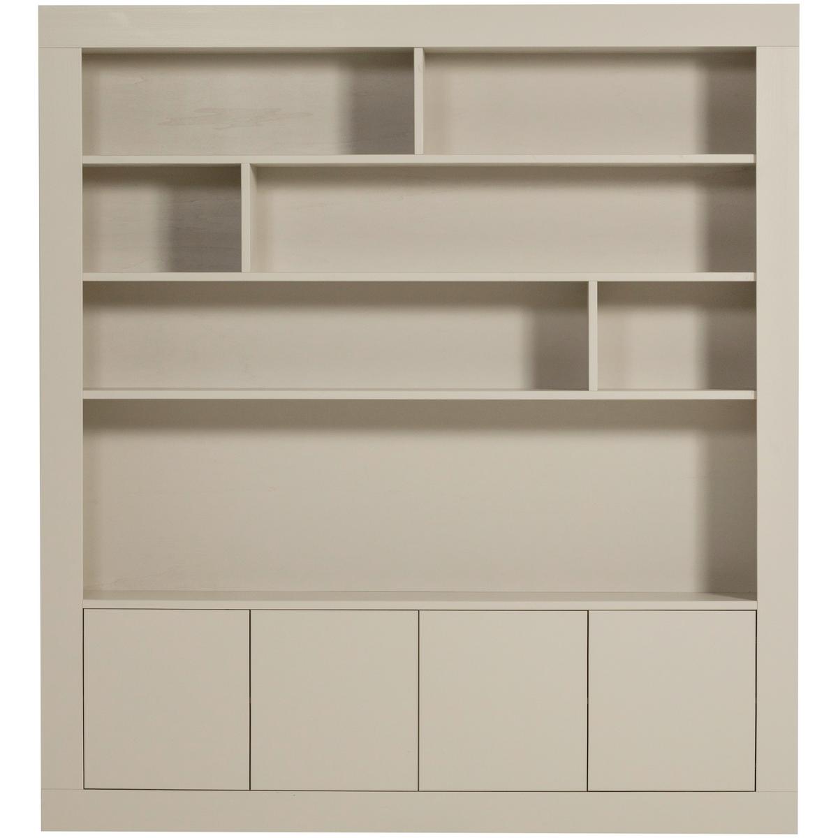 Regal Wallcover Grau B: 210 Cm - Grau, Design, Holz (210/229/31cm) - Livetastic