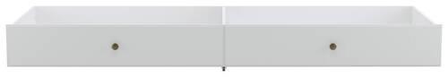 Bettschublade Clemence 200cm Weiß - Weiß, Basics, Holzwerkstoff (200/22/62cm) - MID.YOU