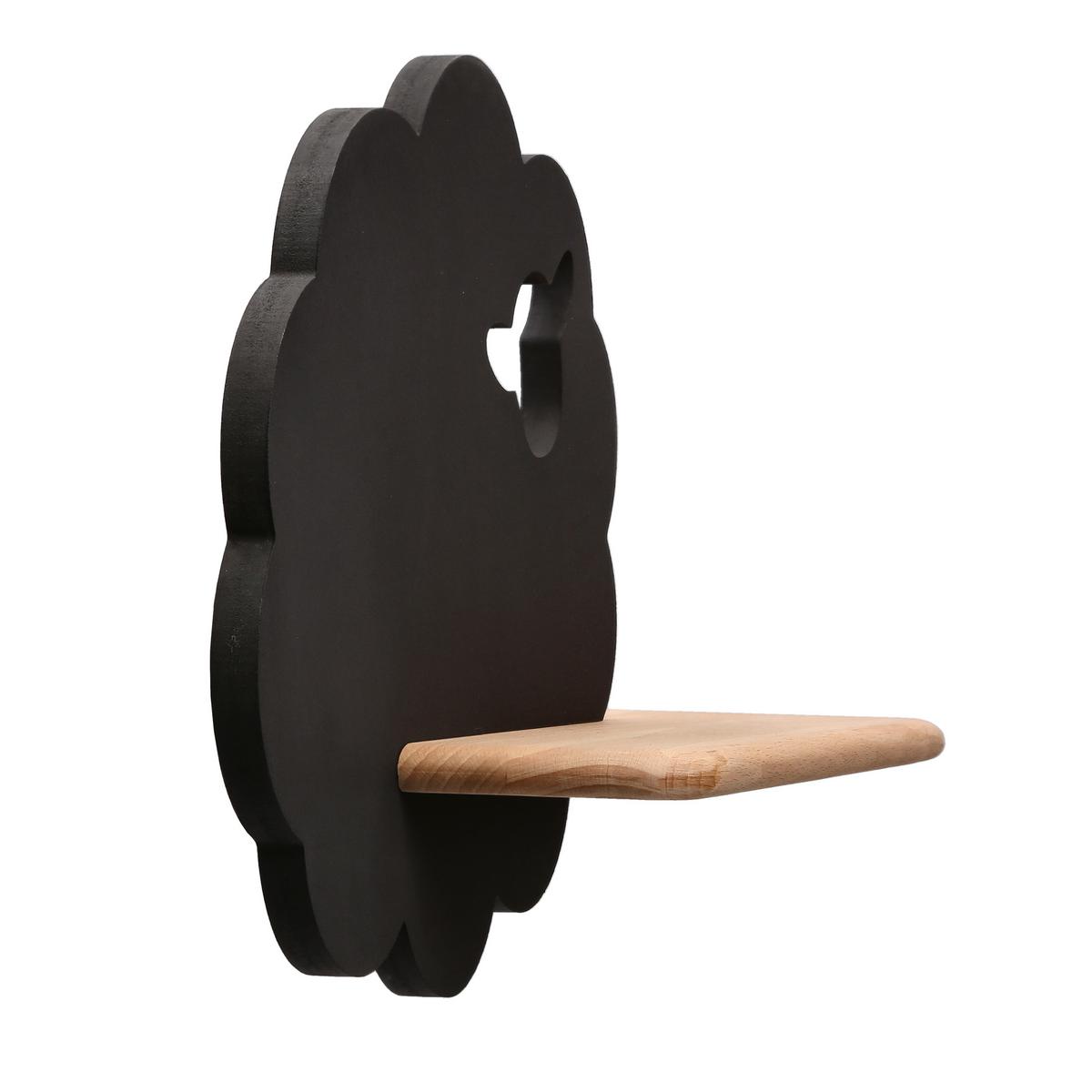 Kinderwandleuchte 21-84826 Sheep - Schwarz, Basics, Holz/Holzwerkstoff (36/12/24cm)