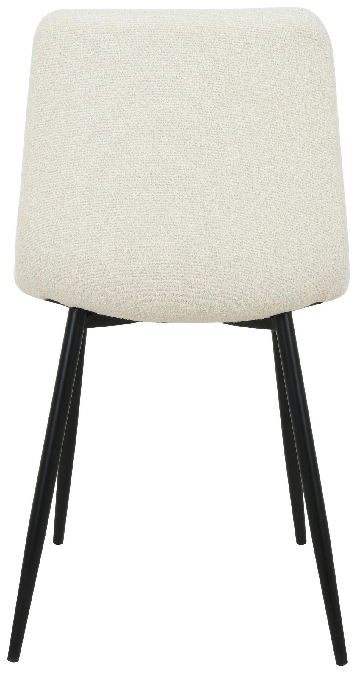 Stuhl Tarent - Schwarz/Weiß, MODERN, Holz/Textil (45/88/55cm) - MID.YOU