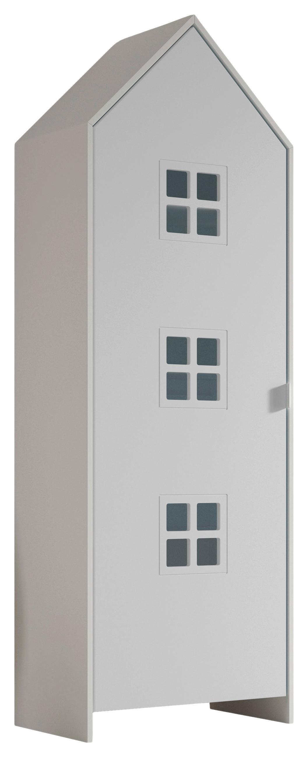 Kinderkleiderschrank Casami - Weiß, MODERN, Holzwerkstoff (57,6/171,3/37cm) - Vipack