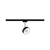 LED-Deckenleuchte Urail Spot Circle L: 9,8 cm, dimmbar - Chromfarben/Schwarz, Design, Kunststoff/Metall (9,8/9,8/14,7cm) - Paulmann