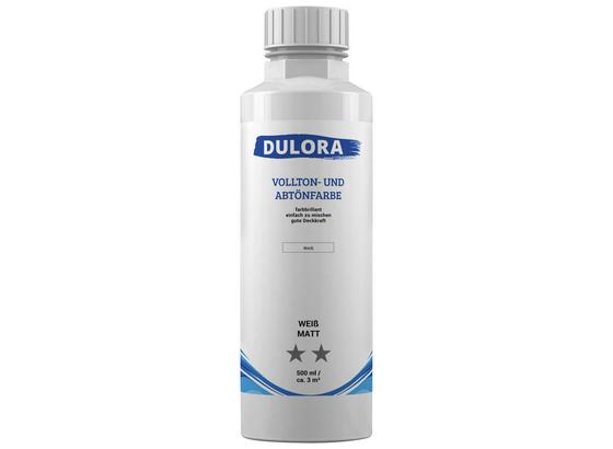 Abtönfarbe 500ml Weiß Matt - Weiß, Kunststoff (0,500l) - Dulora Abtönfarbe 500ml Weiß Matt - Weiß, Kunststoff (0,500l) - Dulora