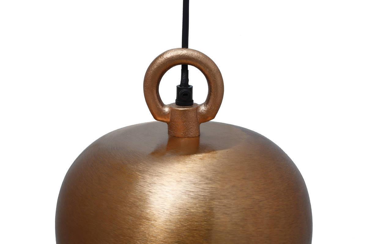 Hängeleuchte Art Deco H: 22,5 cm 1-Flammig - Kupferfarben, Trend, Metall (20,5/20,5/22,5cm) - Kayoom