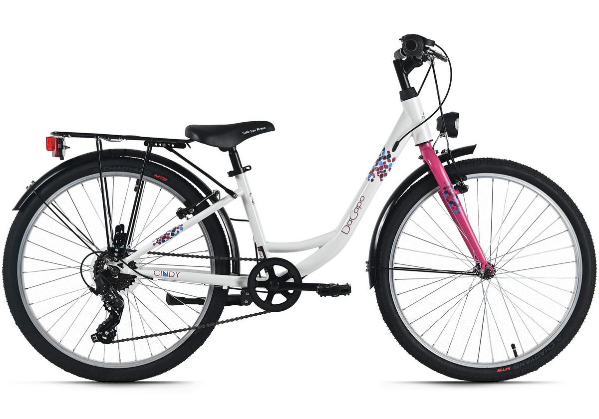 Dacapo Kinderfahrrad Cindy Weiß - Weiß, Basics, Metall