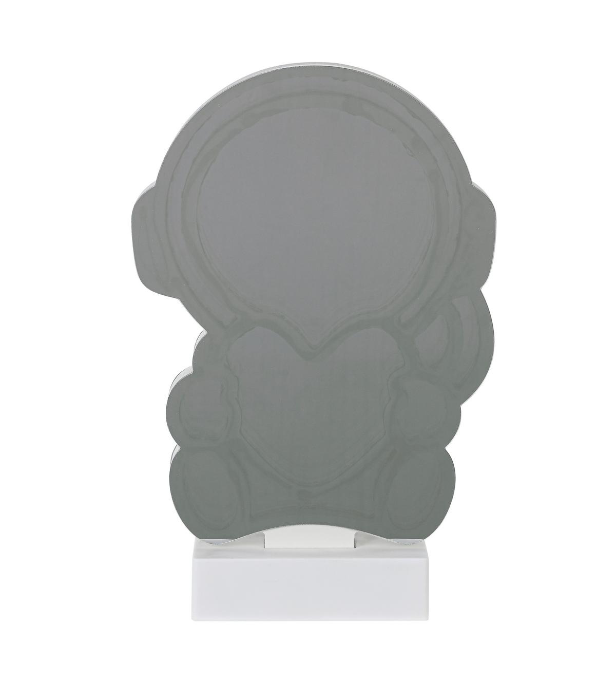 LED-Dekoleuchte Caterina - Chromfarben/Weiß, Basics, Kunststoff (17/4,5/25,5cm) - Luca Bessoni