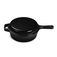 SADA HRNCŮ 2-dílná - černá, Basics, kov (26,5cm) - Echtwerk