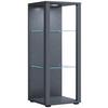 Vitrine Glasol M B: 35 cm Stehend Anthrazit - Anthrazit, MODERN, Glas/Holzwerkstoff (35/90/35cm) - MID.YOU