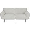 Sofa Honey - Creme/Schwarz, Trend, Textil (185/77/83cm) - P & B