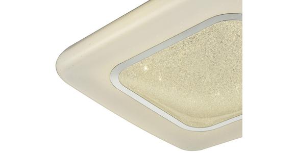 LED-Deckenleuchte Wilhelm L: 30 cm mit Kristalleffekt - MODERN, Kunststoff/Metall (30/8,5cm) - Luca Bessoni