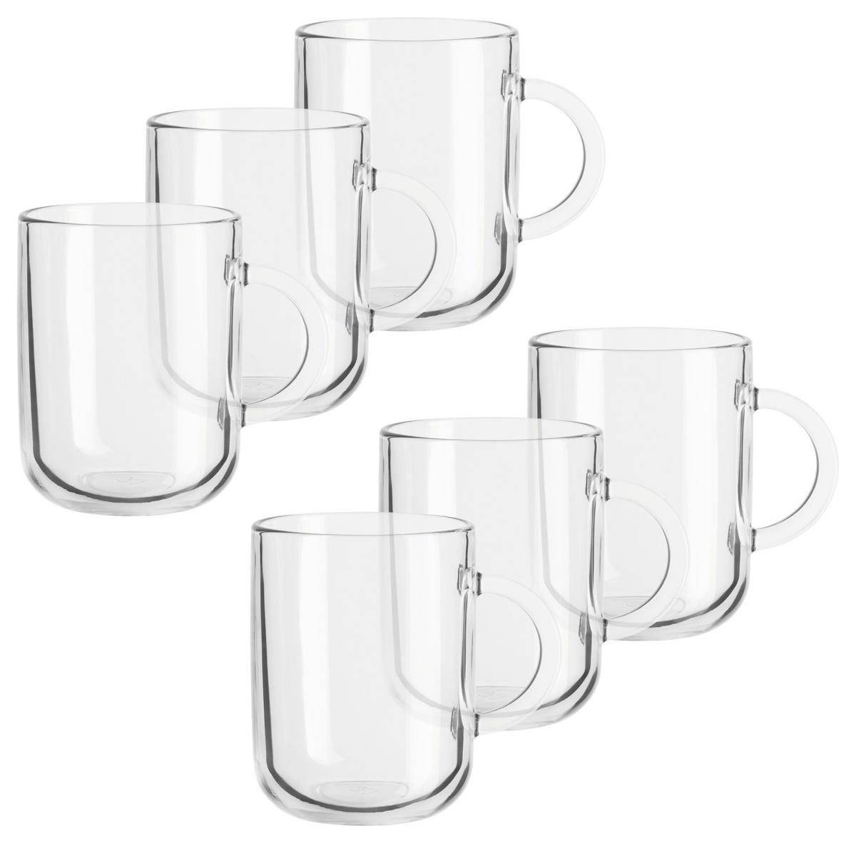 Gläserset Iconic Transparent, 6-teilig - Transparent, Trend, Glas (330ml) - Mäser