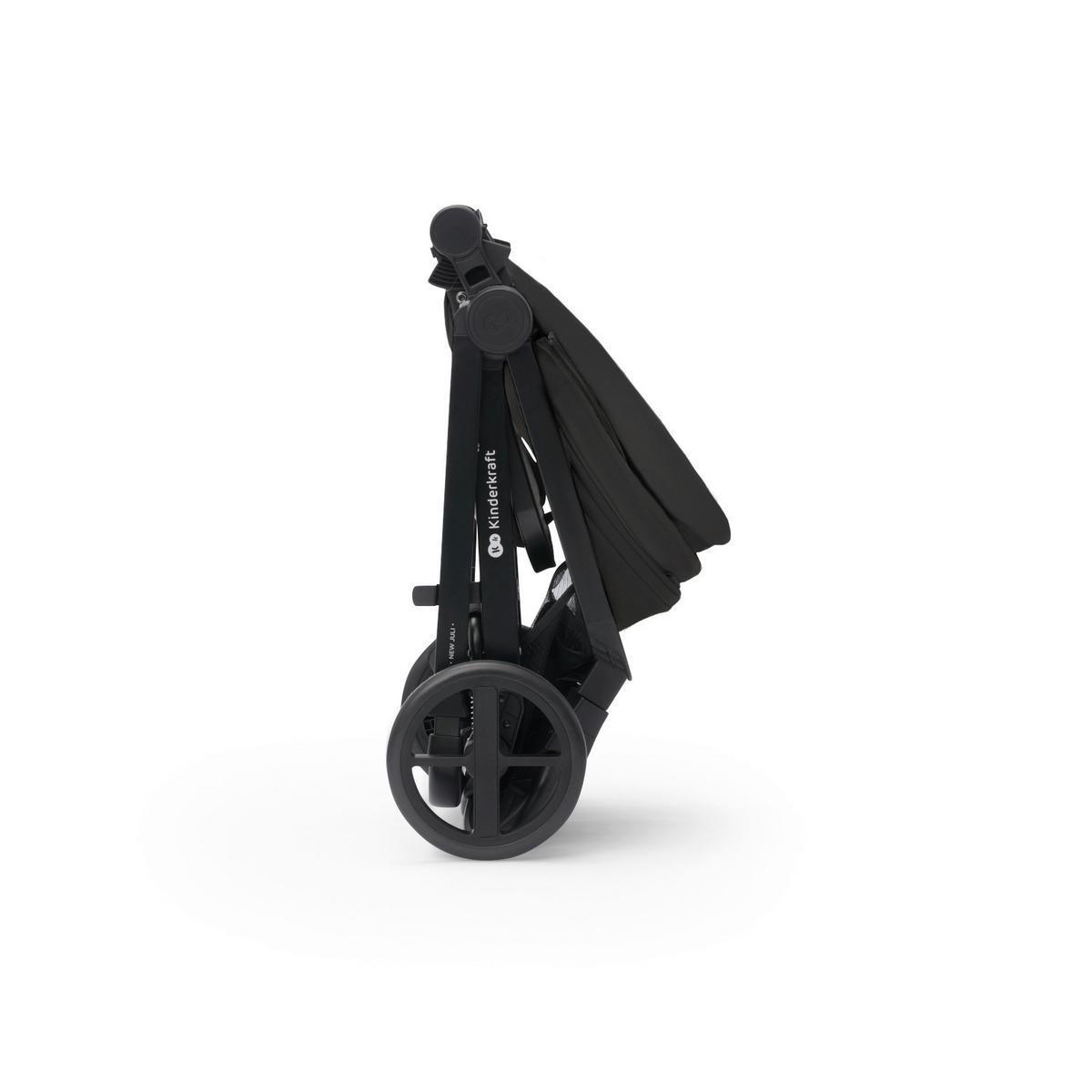 Kinderwagenset Newly 3 IN 1 Schwarz, B/H/T: 54x100x94cm - Schwarz, Basics, Metall (54/100/94cm) - Kinderkraft