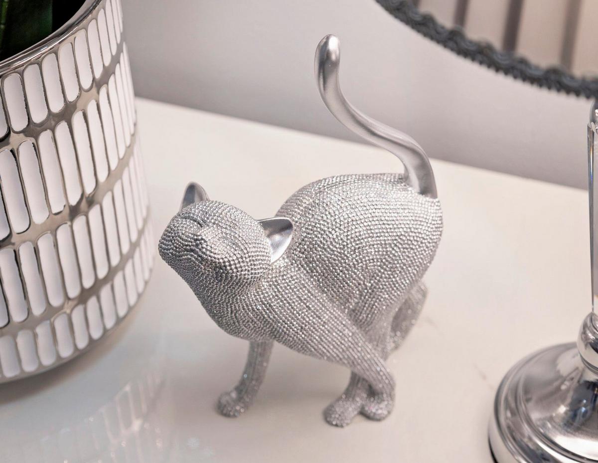 Skulptur Kunststoff, Silver - Basics, Kunststoff (17.5/26/9cm)