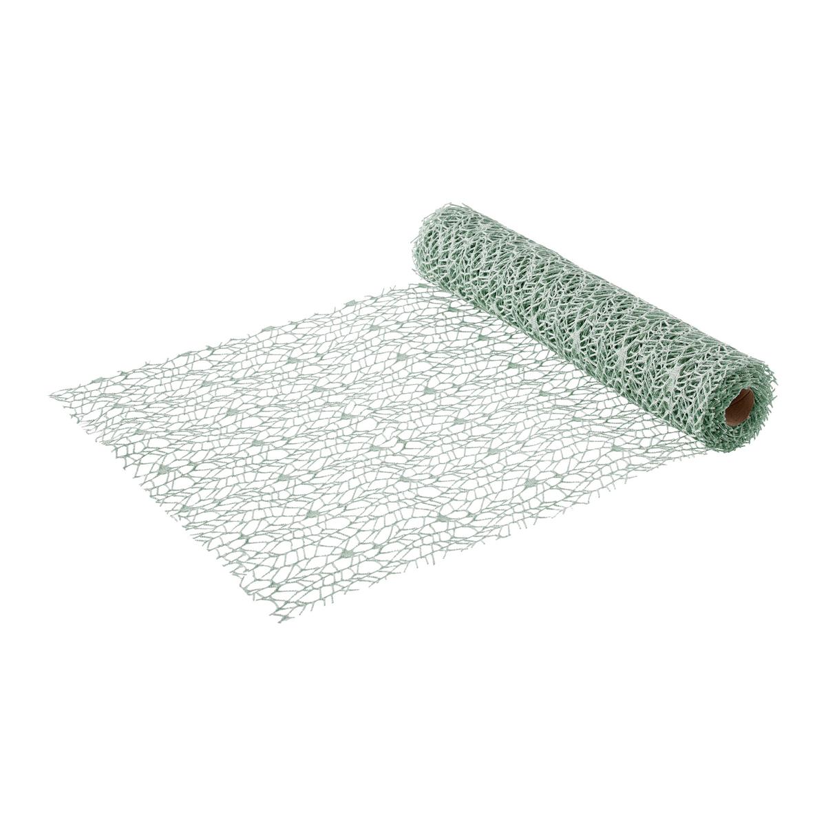 Dekorační látka Spider, 35/300cm, různe barvy - šalvějově zelená/světle růžová, textil (35/300cm) - Modern Living