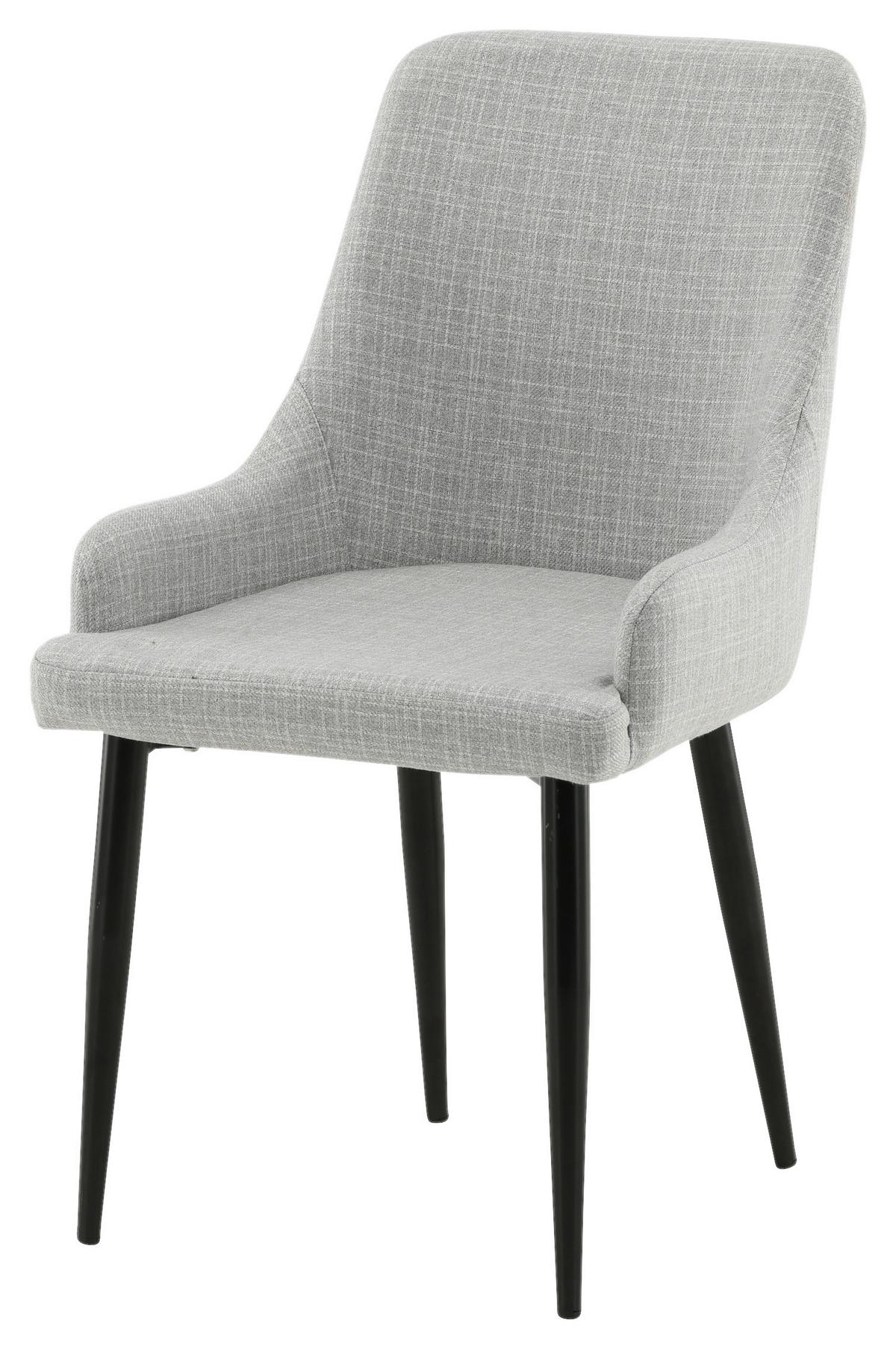 Stuhl-set Plaza Weiß B: 49 Cm - Weiß, Design, Textil/Metall (49/86/58cm) - Livetastic