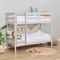 Etagenbett Eco Comfort Grau, Lf: 70x160 cm - Naturfarben/Grau, MODERN, Holz (70/160cm) - MID.YOU